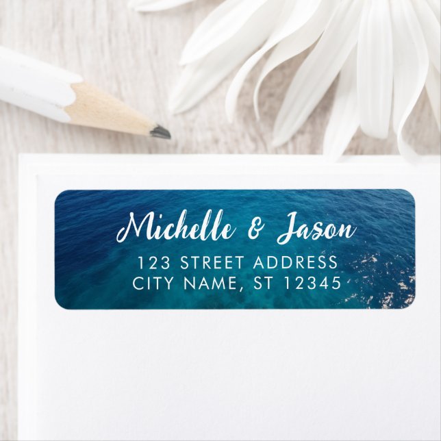 Personalisiert Blue Green Ocean Summer Beach Waves (Insitu)