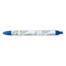 Personalisiert Blue Hydrangea Pen