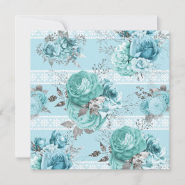 Personalisiert Blue Rose Lace Details
