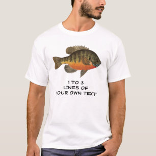 Personalisiert Bluegill, Bream T-Shirt