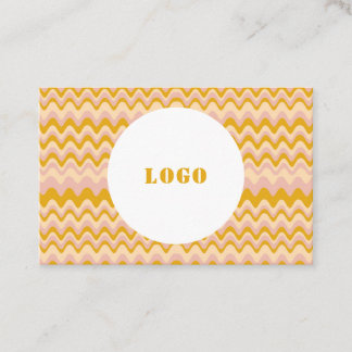 Personalisiert Boho Abstrakt Waves Visitenkarte