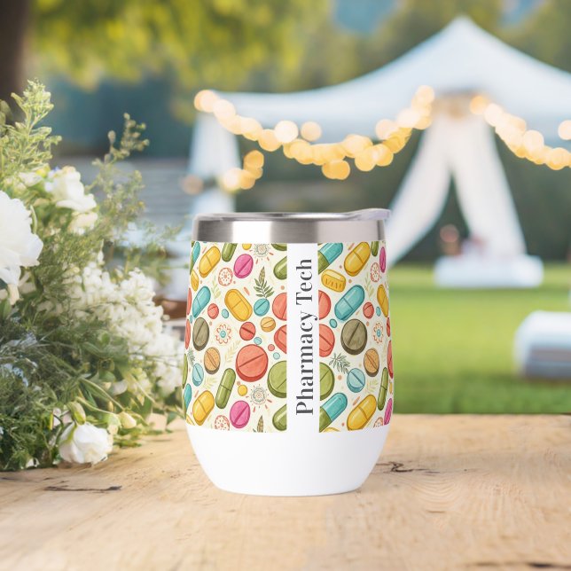 Personalisiert Boho Pharmacy Stemless (Hochzeit)