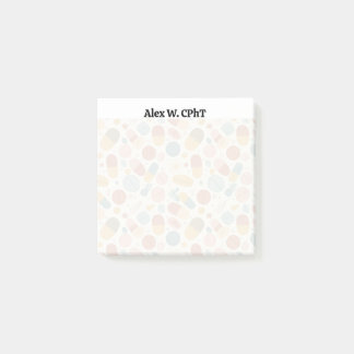 Personalisiert Boho Pharmacy Sticky Notes Stars Post-it Klebezettel