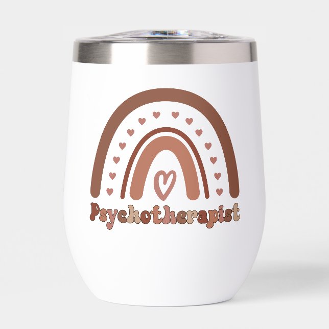 Personalisiert Boho Rainbow Psychotherapeut (Vorderseite)