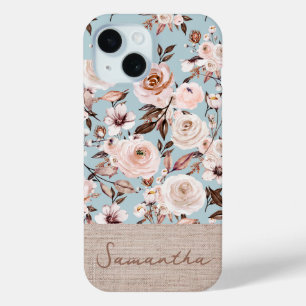 Personalisiert Boho Watercolor Floral Case-Mate iPhone Hülle