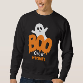 Personalisiert-Boo-Crew-Halloween-Party Sweatshirt