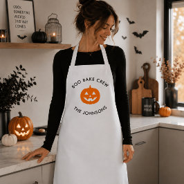 Personalisiert Boo Crew Pumpkin - Personalisiert Schürze