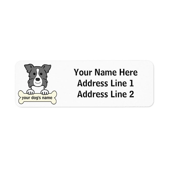 Personalisiert Border Collie (Vorne)