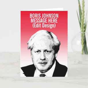 PERSONALISIERT BORIS JOHNSON KARTE