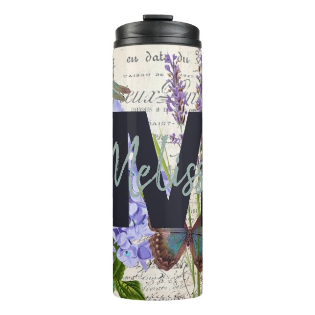 Personalisiert botanisch thermosbecher (Vorderseite)