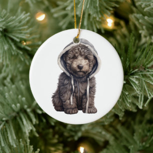 Personalisiert Bouvier des Flandres Dog Keramik Ornament