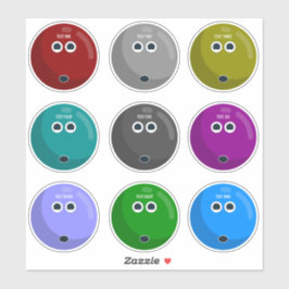 Personalisiert Bowling Ball Arsenal Stickers Aufkleber