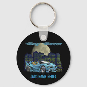 Personalisiert Boy Racer - Schlüsselanhänger