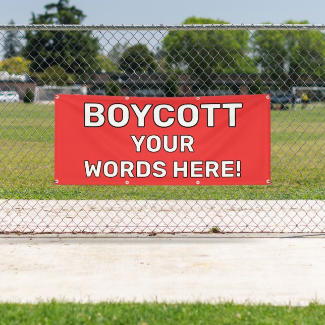 Personalisiert Boycott Banner (Insitu)