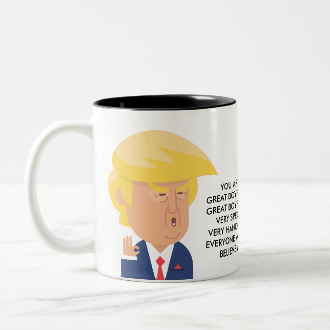Personalisiert Boyfriend Gift Funny Boyfriend Gesc Zweifarbige Tasse (Links)