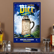 Personalisiert Brewmeister Metal Sign