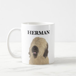 Personalisiert Briard Kaffeetasse
