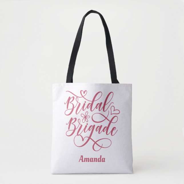Personalisiert Bridal Brigade Bridesmaid (Vorderseite)