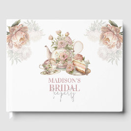 Personalisiert Bridal Tee Party Blumenstrauß Gästebuch