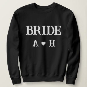 Personalisiert Bride est 2025 Sweatshirt