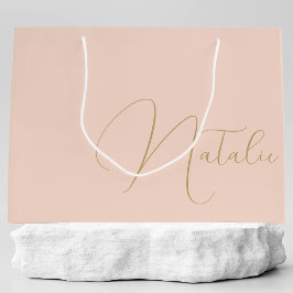 Personalisiert Bridesmaid Brautparty Bachelorette Große Geschenktüte