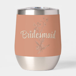 Personalisiert Bridesmaid Rustic Boho Wildblumen