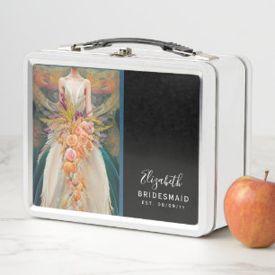 Personalisiert Bridesmaid Vorschlag Box - Bridge Metall Brotdose