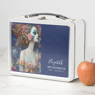 Personalisiert Bridesmaid Vorschlag Box - Bridge Metall Brotdose