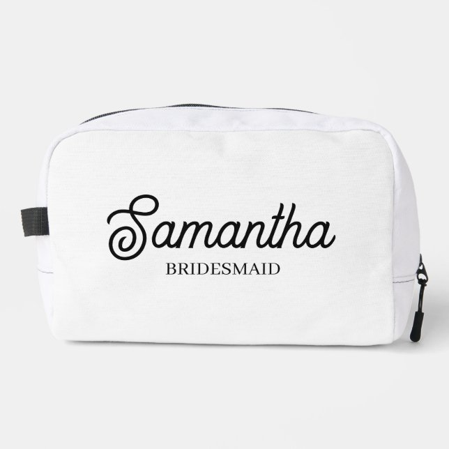 Personalisiert Bridesmaid Vorschlag Gift Bachelore Waschbeutel (Vorderseite)