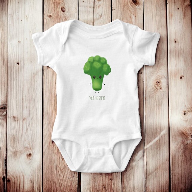 Personalisiert Broccoli Name Niedlich Baby Outfit Baby Strampler (Von Creator hochgeladen)