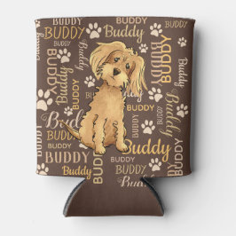 Personalisiert Brown Dog Dosenkühler