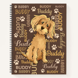Personalisiert Brown Dog Journal-Notebook Notizbuch