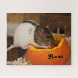Personalisiert-Brown-Hooded-Extravagant-Pet-Rat Puzzle
