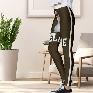 Personalisiert Brown Name Niedlich Siamese Katze F Leggings