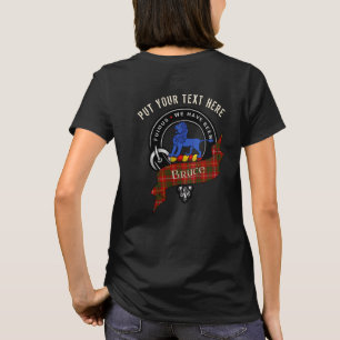 Personalisiert Bruce Clan Abzeichen Erwachsene T - T-Shirt