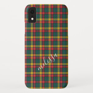 Personalisiert Buchanan Tartan Muster-Muster Case-Mate iPhone Hülle