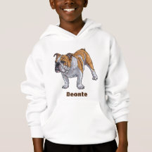 Personalisiert Bulldog Hoodie