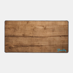 Personalisiert Burlap Cover Image Desk Mat Schreibtischunterlage