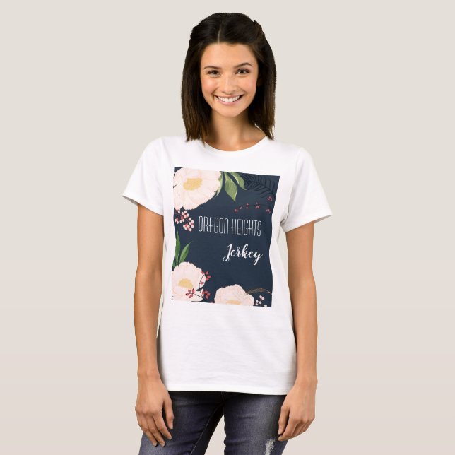 Personalisiert Business T - Shirt Baby Pink Cosmos (Vorne ganz)