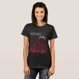 Personalisiert Business T - Shirt Blood Spritzer V