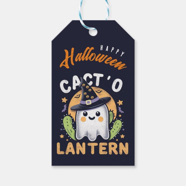 Personalisiert Cact'o Lantern Geschenkanhänger (Vorderseite)