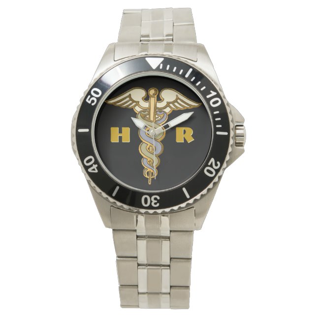Personalisiert Caduceus (v1) Armbanduhr (Vorderseite)