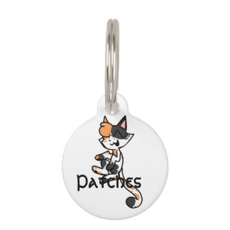 Personalisiert Calico Cat Pet Tag Haustiermarke