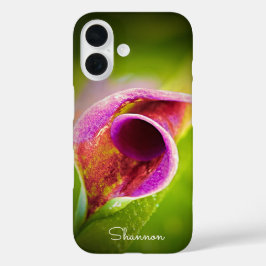Personalisiert Calla Lily Sturdy Apple Phone Case