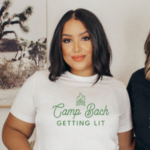 Personalisiert Camp Bach Bachelorette T-Shirt