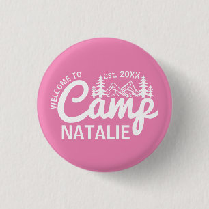 Personalisiert Camp Junggeselinnen-Abschied Brides Button