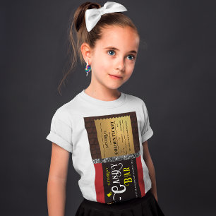 Personalisiert Candy Bar Golden Ticket T-Shirt
