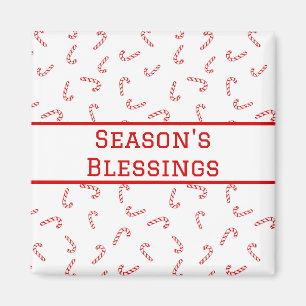 Personalisiert Candy Cane Christmas Magnet