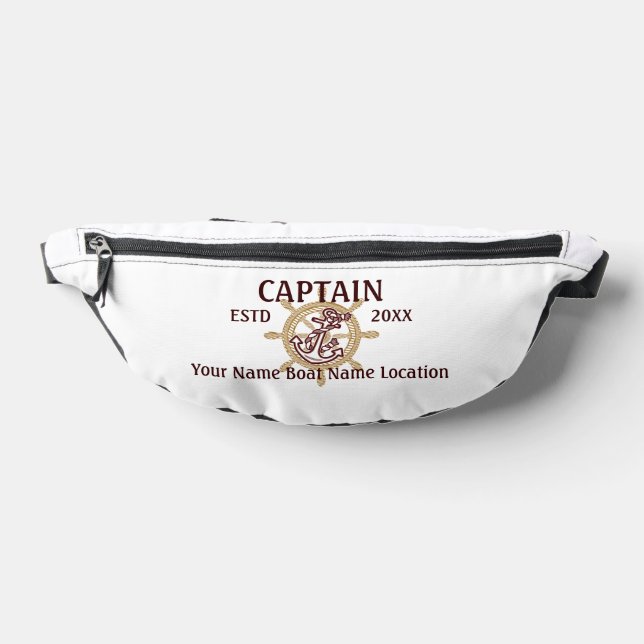 Personalisiert Captain First Mate Crew oder Skippe Bauchtasche (Ablage )