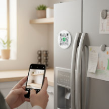 Personalisiert Cash App QR Code Magnet